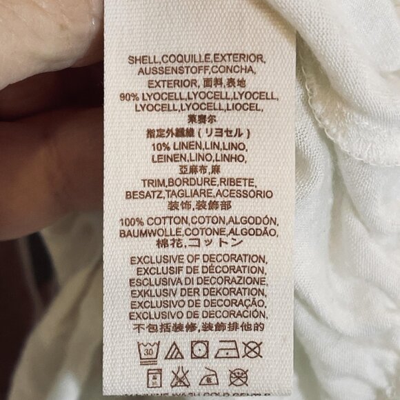 Free People One Shoulder Top Womens Small White Floral Ruffle Boho Asymmetrical‎ - Picture 7 of 13